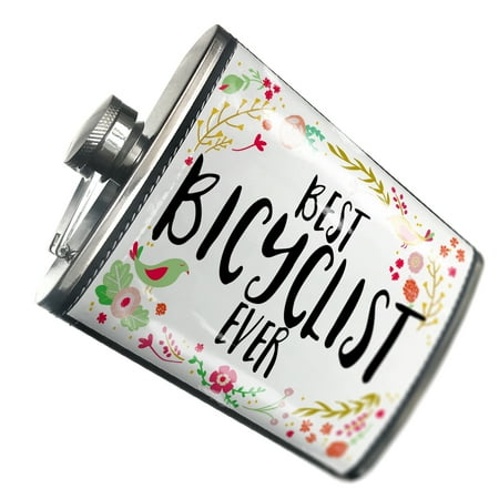 

NEONBLOND Flask Happy Floral Border Bicyclist