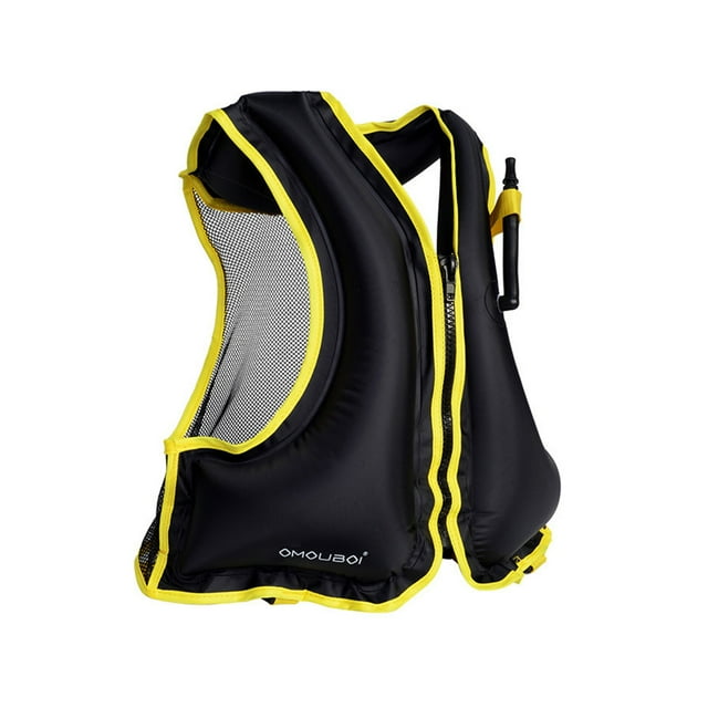 fastboy Snorkel Vest For Children Mesh Breathable For Comfort Swimming Vest For Children Life Jacket Fishing black