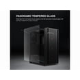thumbnail image 4 of Rosewill ATX Mid Tower Gaming Computer PC Case with Side Tempered Glass, Preinstalled 4 x 120mm PWM Fans, Support Up to 6 x 120mm Fans, 360mm AIO/Radiator, 340mm GPU/VGA, 160mm CPU Air Cooler, 4 of 7