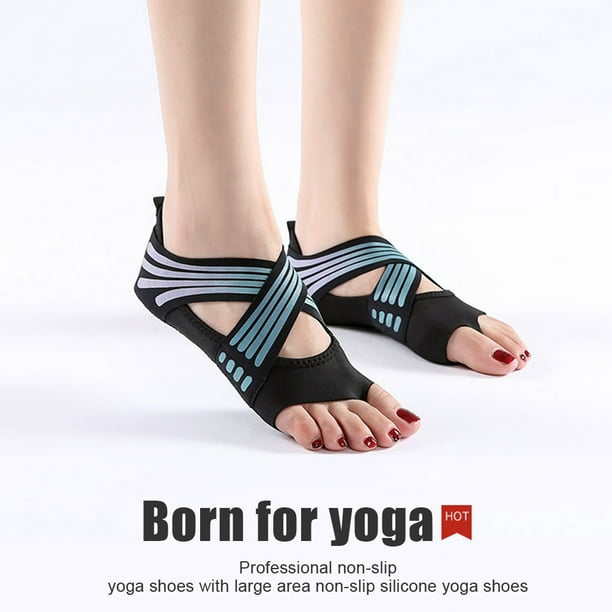 1 Pair Yoga Shoes Socks Non-slip Fitness Dance shoes for women non