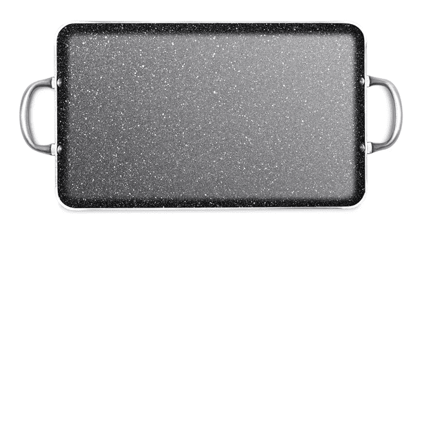 Charola Xtellar negro De 4 Mm Con Antiadherente Color Aluminio Apto para horno y estufa