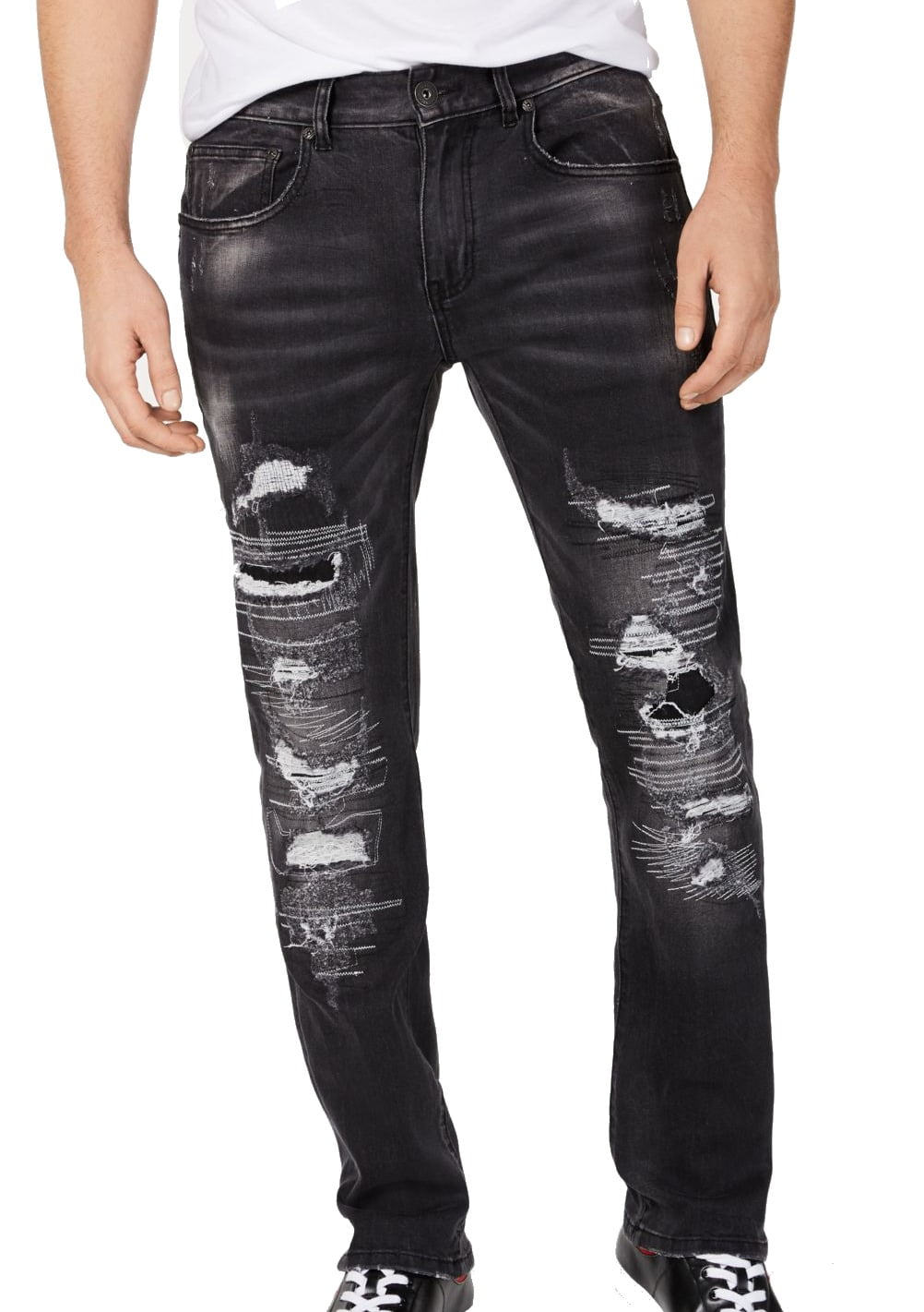 INC Mens Spencer Jeans 38x32 Distressed 