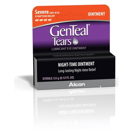 GENTEAL Tears Severe Nighttime Ointment for Severe Dry Eye Symptom Relief, 3.5g