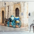 thumbnail image 1 of Ambesonne Colorful Shower Curtain, Carriage at Santo Domingo, 69"Wx75"L, Multicolor, 1 of 3