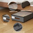 thumbnail image 3 of Organizador de almacenamiento para cama caja con ruedas gris, 3 of 7