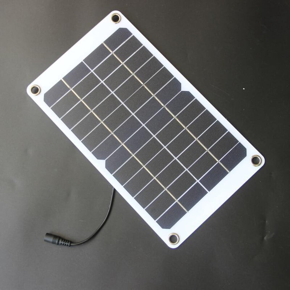RichLink Flexible Solar Panel 10W 12V Monocrystalline Semi-Flexible Solar Panels Charger