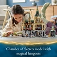 thumbnail image 3 of LEGO Harry Potter Hogwarts Chamber of Secrets 76389 Castle Toy with The Great Hall, 20th Anniversary Model Set with Collectible Golden Voldemort Minifigure and Glow-in-the-Dark Nearly Headless Nick, 3 of 7