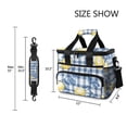 thumbnail image 3 of FORMRS Insulated Cooler Bag 24 Cans Capacity Soft Leakproof Lunch Box with Side Pockets, Light Lemon, 3 of 7