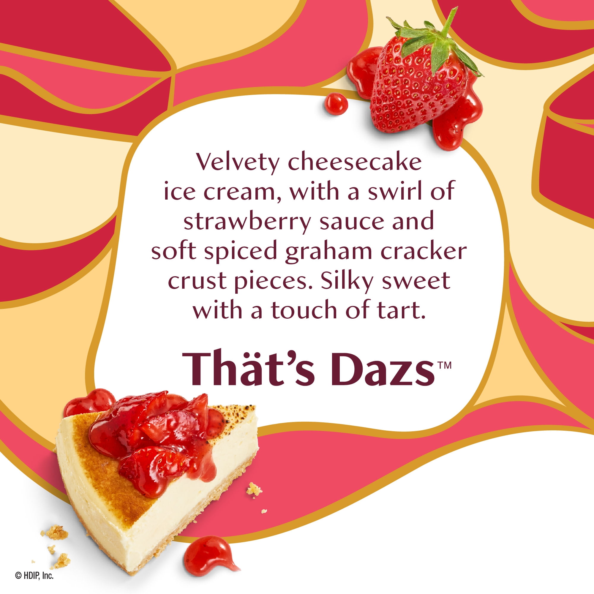 Haagen-Dazs New York Strawberry Cheesecake Ice Cream, 14oz