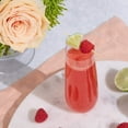 thumbnail image 5 of Stemless Plastic Champagne Flutes 6Pcs 9oz Unbreakable Glasses for Weddings, 5 of 7