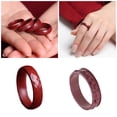 thumbnail image 2 of lixuesong FengShui Cinnabars Rings for Trendy Men and Women Luck Wealth Amulet Band for Good Fortunes and Prosperity Wear, 2 of 3