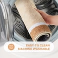 thumbnail image 5 of Onekawa Bathroom Rug 16" x 24", Soft Absorbent Microfiber Non Slip Bath Mat, Machine Washable Bathroom Floor Rug for Shower, Tub, Sink, Brown, 5 of 9