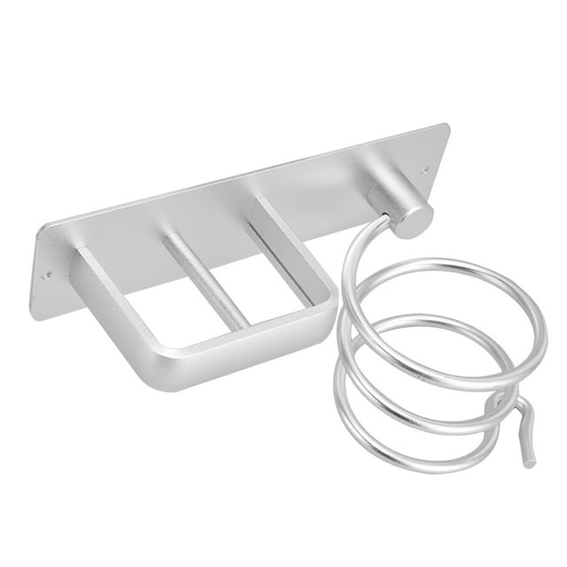 Soporte para secador de pelo para baño, estante para secador de pelo, soporte para soplador de peluquería de aluminio, soporte para secador de pelo, probado profesionalmente