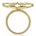 thumbnail image 4 of Matte Gold Brass Ring with AAA Grade CZ in Multi Color for Women Style 1W096, 4 of 6