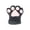 A699 Dark Gray, variant on Women Fuzzy Cat Paw Gloves Cute Animal Print Plush Half Finger Mittens Accessories For Halloween Cosplay Party Performance,Black