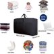 thumbnail image 4 of 3 Pack 180L Large Storage Bags, Strong Packing Boxes for Moving House,Large Moving Boxes for Clothes,Duvet,Bedding,Moving Home, 4 of 5