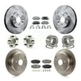 thumbnail image 1 of Transit Auto Front Rear Wheel Hub Bearings Assembly Disc Brake Rotors and Ceramic Pads Kit (10Pc) for Car 2002-2004 Honda Odyssey - Left Right Side (Driver Passenger) KBB-106942, 1 of 10