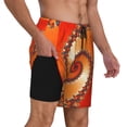 thumbnail image 3 of Haiem Orange Rotating Men'S Quick-Dry Swim Trunks: Comfortable Beach Shorts With Mesh Lining And Pockets - Ideal For Swimming And Sunbathing Xx-Large, 3 of 9