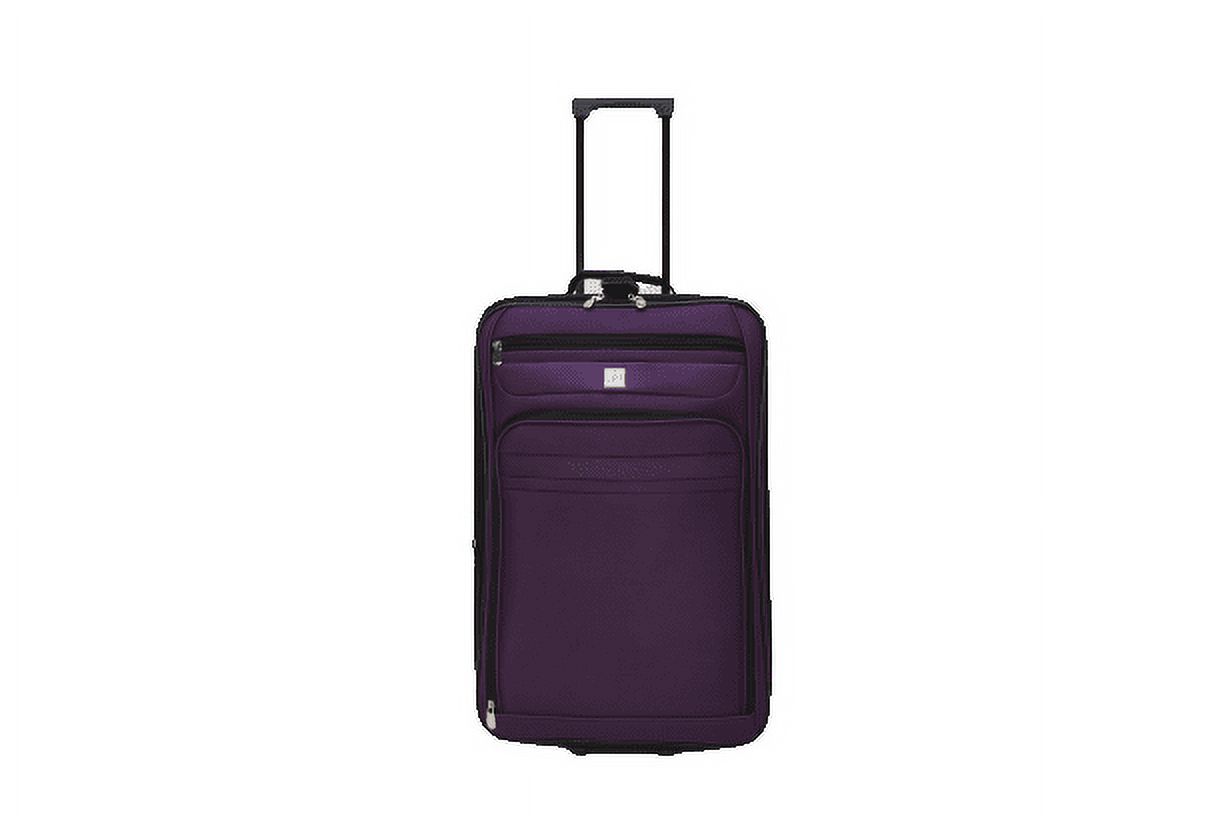 Protege 3 Piece Soft Side Luggage Travel Set including Suitcase, Duffel Bag, and Tote - Purple (Walmart Exclusive) - image 2 of 17