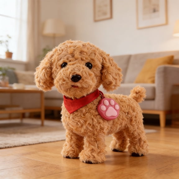 Robot Dogs Realistic, Robot Dog Toys, Interactive Walking Robots Pet Toys with Touch Sensing, Voice Mimic, Tongue & Licking Motion, Wuffy Robot Puppy That Acts Like A Real Puppy