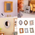 thumbnail image 2 of Miniature Mirror Figure Furniture Toy For 1/12 Doll House Accessories Child Safe PVC Scene Display Props for Collectors Multicolor, 2 of 4