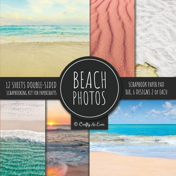 Beach Photos Scrapbook Paper Pad, (Paperback)