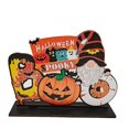 thumbnail image 2 of Decoración de fiesta de Halloween, cartel colgante para puerta del hogar, decoración de madera para Halloween, fantasma de calabaza, 2 of 2