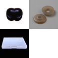 thumbnail image 1 of 40 narices de perro de plástico para manualidades con arandelas para ojos de muñeca, suministros para hacer muñecas, nariz negra: 23 mm, bricolaje, 1 of 1