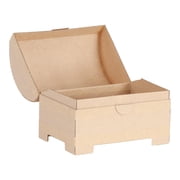 Fun Express DIY Paper-Mache Mini Treasure Chests - Set of 12