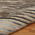 thumbnail image 2 of Ox Bay Topanga Gray 8 Feet x 10 Feet Braided Striped Area Rug, 2 of 8