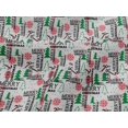 thumbnail image 4 of oneOone Viscose Jersey White Fabric Merry Christmas Quilting Supplies Print Sewing Fabric By The Yard 60 Inch Wide-FCK, 4 of 5