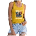 thumbnail image 7 of Rotm Usa Sleeveless V Neck Shirt 250th Anniversary USA Shirts Womens United States 250 Anniversary Tank Tops America 1776-2026 Patriotic Eagle Vest Yellow,3XL, 7 of 7