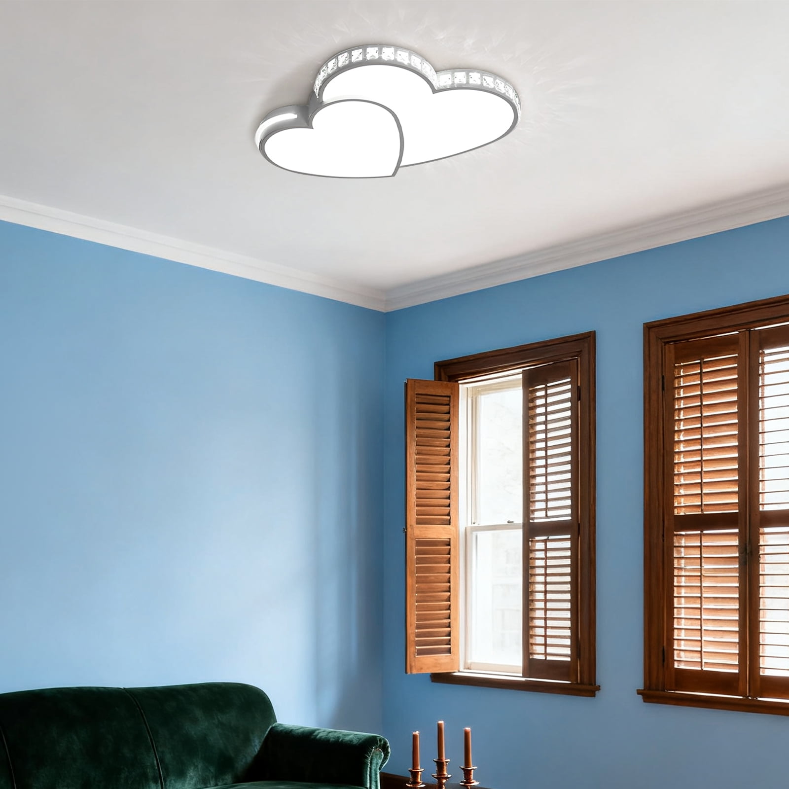 1 PCS White Ceiling Light, Ceiling Light Fixture, Ceiling Lamp for Bedroom Kitchen, Voltage: 85-265V, Power: 36W