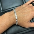 thumbnail image 4 of Sterling Silver 925 High Polished Miami Cuban 160 5.5mm Chain Made in Italy 8.75" Jewelry Female, 4 of 5