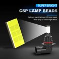 thumbnail image 3 of For Chrysler Pacifica 2017,2018 9005/HB3 H11 Combo Led Headlights High Low Beam 8000 Lumens 6000k Kits 4x Bulbs Super Bright 300% Brighter LED High Power Lamp Bulbs Plug and Play, 3 of 13