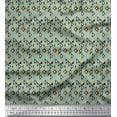 thumbnail image 1 of Soimoi Viscose Chiffon Fabric Dot & Triangle Shirting Decor Fabric Printed Yard 42 Inch Wide, 1 of 3
