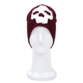 thumbnail image 4 of Premium Cotton Blend Glow in the Dark Skull Beanie Cap Hat, 4 of 5