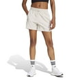 thumbnail image 4 of Women's adidas Essential 3-Stripes Sportswear Woven Shorts Color: Wonder Alumina Size: MEDIUM, 4 of 4