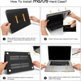 thumbnail image 3 of MOSISO MacBook Air 15 inch Case Compatible with 2025 2024 2023 Release M4 A3241 M3 A3114 M2 A2941 Touch ID, Hard Case&Puffy Bag&Keyboard Cover&Webcam Cover&Screen Film, 3 of 5