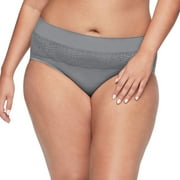 Women's Warners Cloud 9® Stretch Smooth and Seamless Hipster Panty RU3231P Color: Graphite Grey Size: MEDIUM