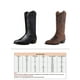 thumbnail image 2 of Ferndule Botas De Vaquero Para Hombre CóModas Botas De Media Pantorrilla Zapatos De Vaquero Bordados A La Moda, 2 of 7