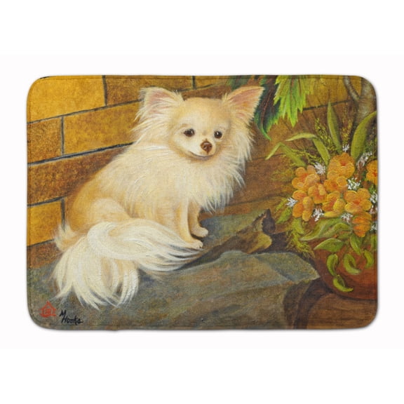 Carolines Treasures MH1053RUG Chihuahua Just Basking Machine Washable Memory Foam Mat 19 X 27" multicolor