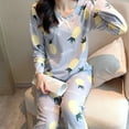 thumbnail image 1 of v3 LEDORA Pyjama de Nuit Cartoon Pyjama à Manches Longues Robe Baju Tidur, 1 of 7