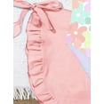 thumbnail image 7 of HWJAD Girls Swimsiut Ruffle Strap One-Piece with Cover Up Kids Floral Print Swimwear Child Beach Bathing Suit 5-12Y, 7 of 7