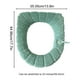 thumbnail image 3 of Almohadilla de Asiento de Inodoro Elástica | Paño lavable suave y grueso | Acrílico cálido y acogedor | Se adapta a 14"x18" Redondo y alargado | Actualización de baño cómoda, reutilizable y fácil de, 3 of 5