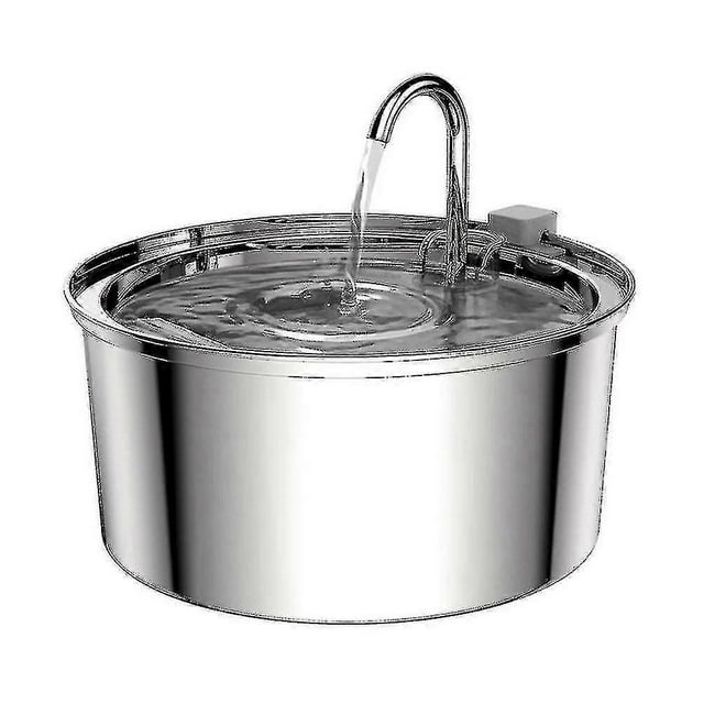 Cat Water Fountain,3.2l/108oz Automatic Stainless Steel Pet Fountain Dog Water Dispenser, Ultra-qui(,)