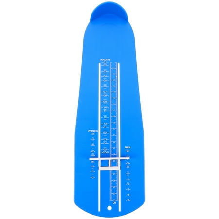 

HERFIER Foot Measuring Device Foot Size Measure Ruler Adult Kids Foot Length Gauge US Size Foot Ruler 12.97x4.32x0.79in