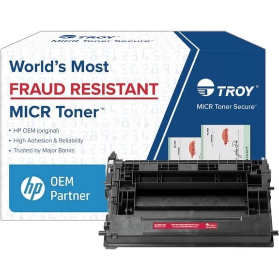 TROY M607/M608/M609 MICR TONER SECURE CARTRIDGE YIELD APPROXIMATELY 11,000 PAGES