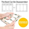 thumbnail image 4 of Yayeee Rocker Switch Wall Plate 1-Gang 4.6"x2.9" Home Decorative Outlet Cover, Pastel Pink Stars, 4 of 6