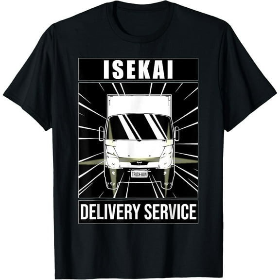 Sam Soft Truck-Kun ISEKAI Delivery Service! Japanese Kanji T-Shirt All Size S-5XL